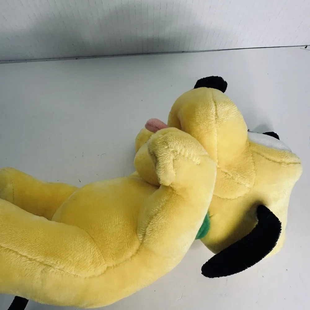 Disney Parks‎ Baby Pluto Plush Puppy Dog Stuffed Animal 10 Inches Yellow